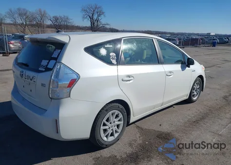 2012 Toyota Prius V Three из США, поврежденный, VIN JTDZN3EU9C3038576